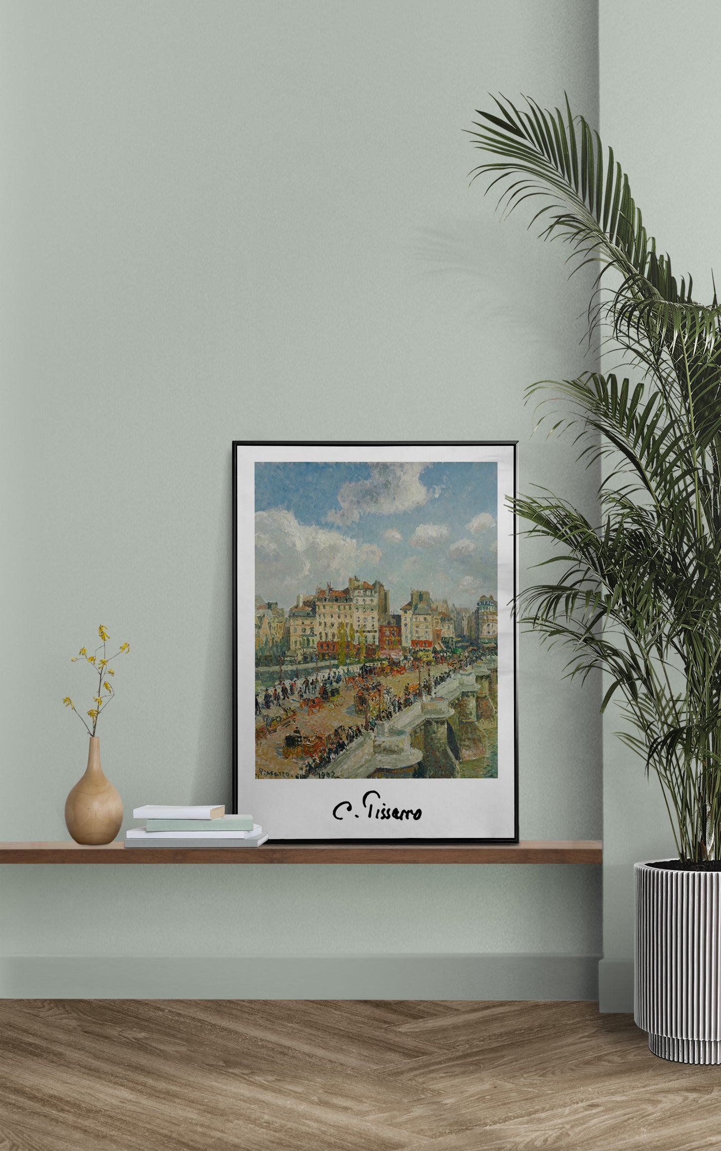 Camille Pissarro : Le Pont Neuf, Poster Décoration Murale, Affiche Impressionnisme, Reproduction chef-d'œuvre classique