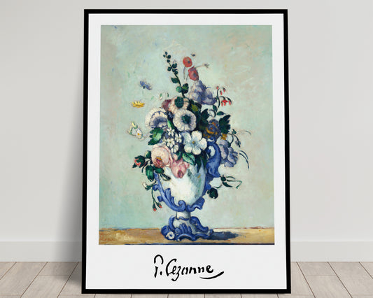 Affiche Paul Cézanne: Fleurs dans un Vase Rococo 1876 | Poster Impressionnisme, Reproduction Classique d'Art Murale