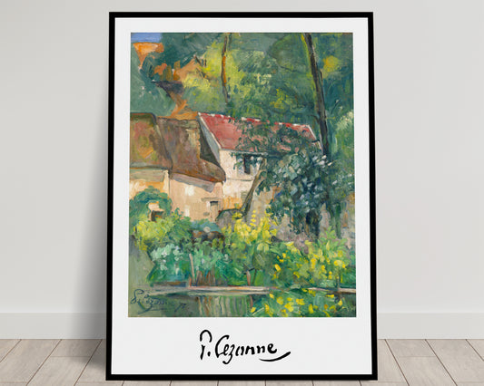 Affiche Murale Paul Cézanne: La Maison du Père Lacroix, 1873 - Reproduction Impressionnisme, Art Classique